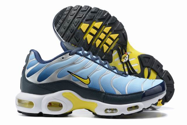 Nike Air Max Plus Tn Men's Running Shoes Blue Navy Yellow-68
